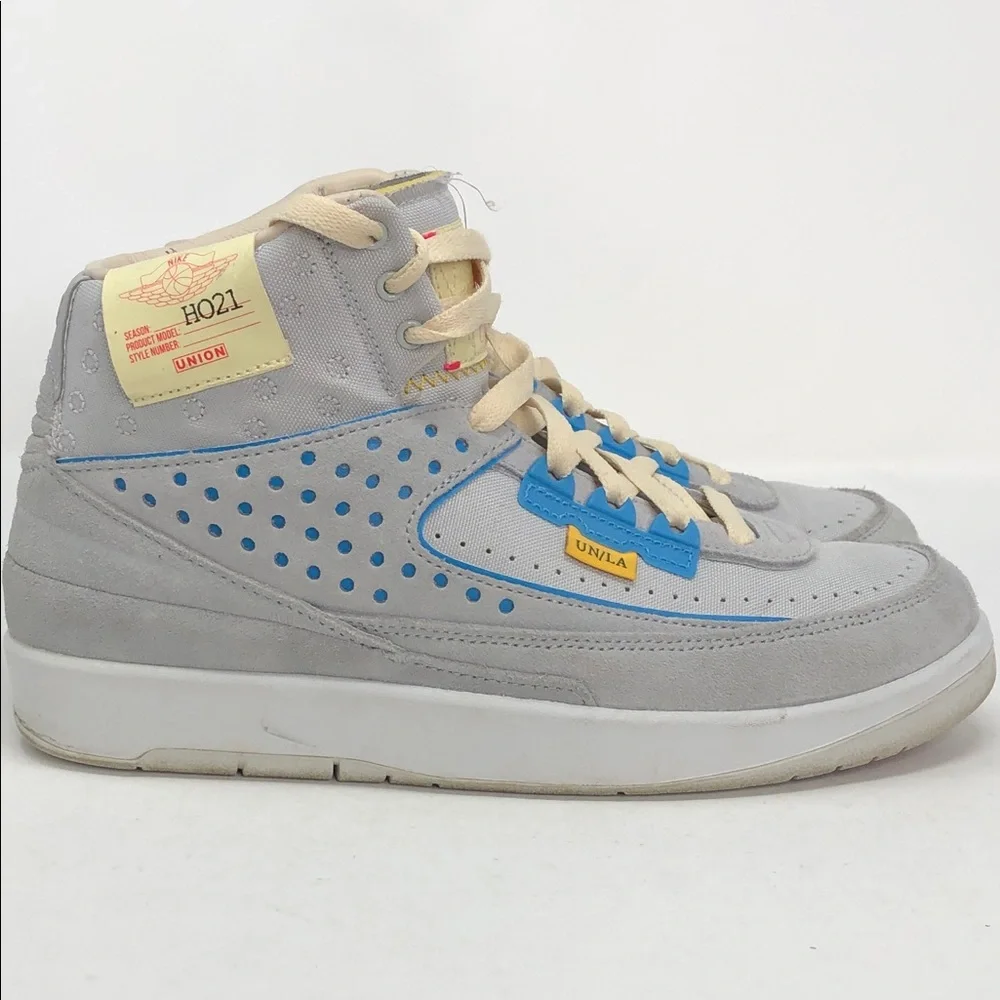 Air Jordan 2 Retro SP x Union Grey Fog DN3802-001 Authentic Sneakers - Size 7